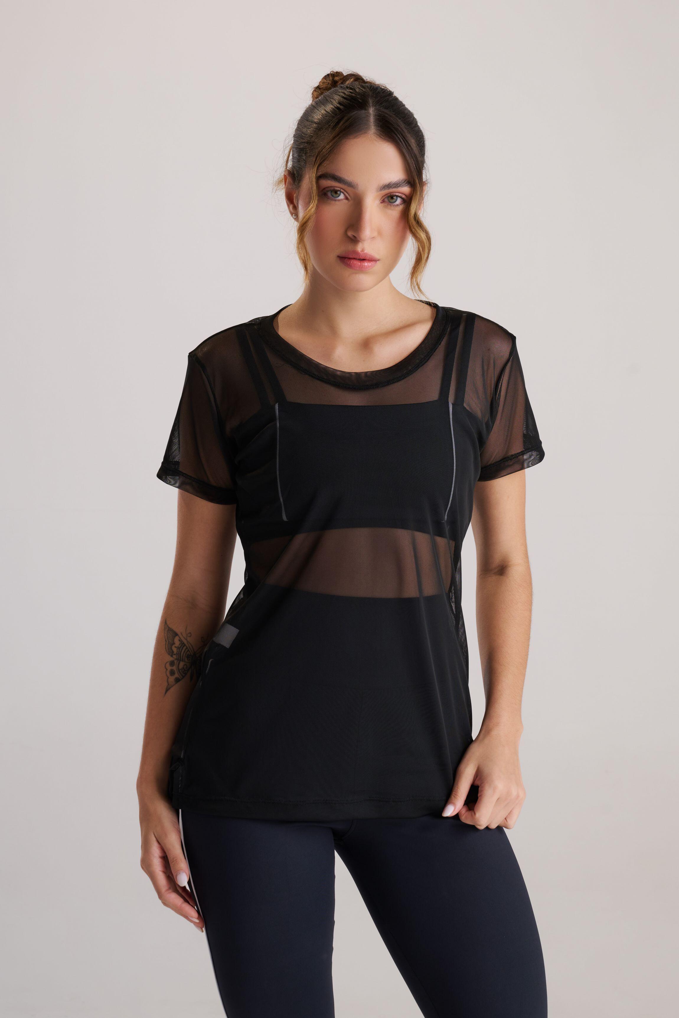 Babylook de Tule em Poliamida